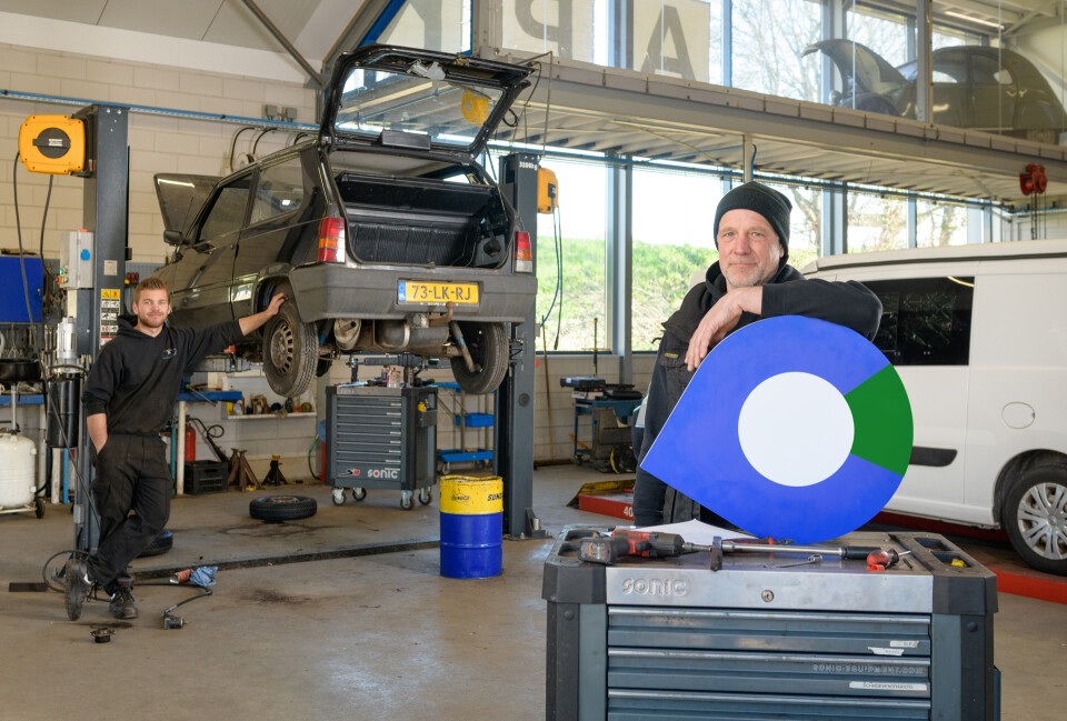 Werkcentrum identiteit regio groen garagehouder 1